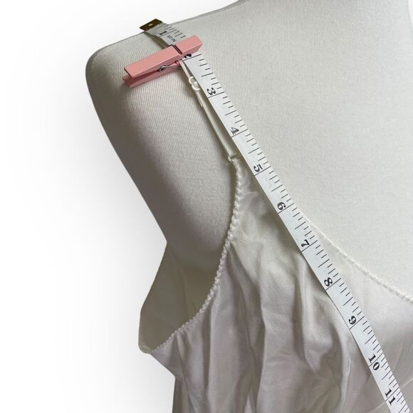 Vintage Full chemise long slip gown nightgown, size 40 (bra size). Approx XL - Picture 12 of 13